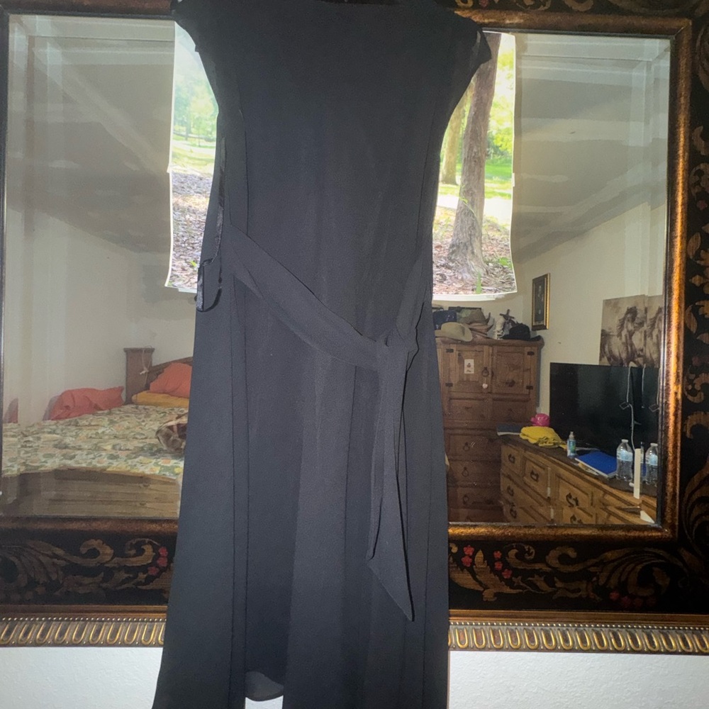 Amanda Smith Classic Black Midi Dress